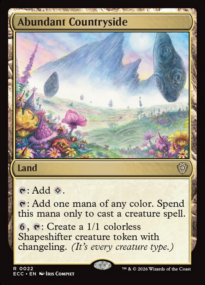 Abundant Countryside - Lorwyn Eclipsed Commander