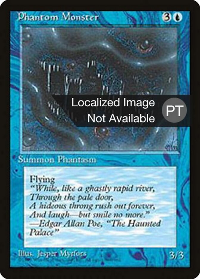 Monstro Fantasma - Fourth Edition Foreign Black Border