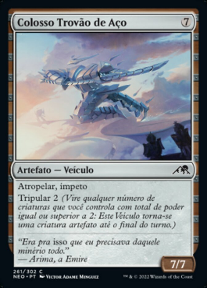 Colosso Trovão de Aço - Kamigawa: Neon Dynasty