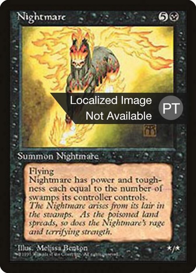 Pesadelo - Fourth Edition Foreign Black Border