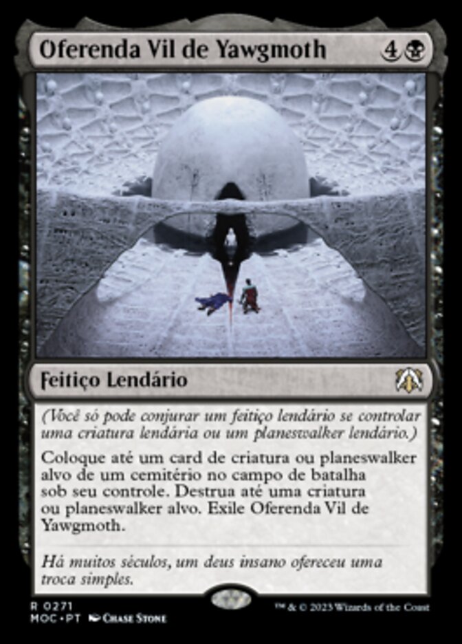 Oferenda Vil de Yawgmoth - March of the Machine Commander