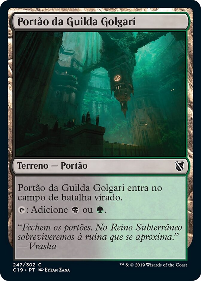 Portão da Guilda Golgari - Commander 2019