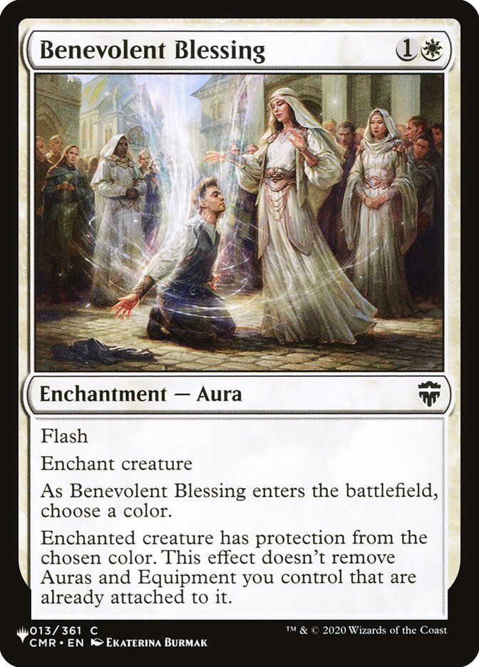 Benevolent Blessing - The List