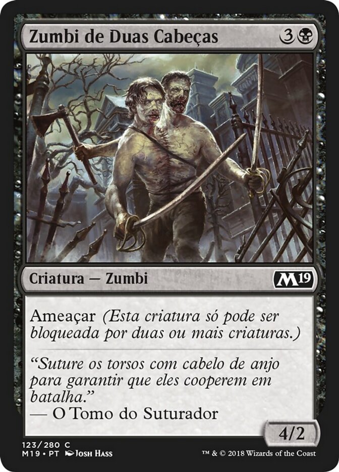 Zumbi de Duas Cabeças - Core Set 2019