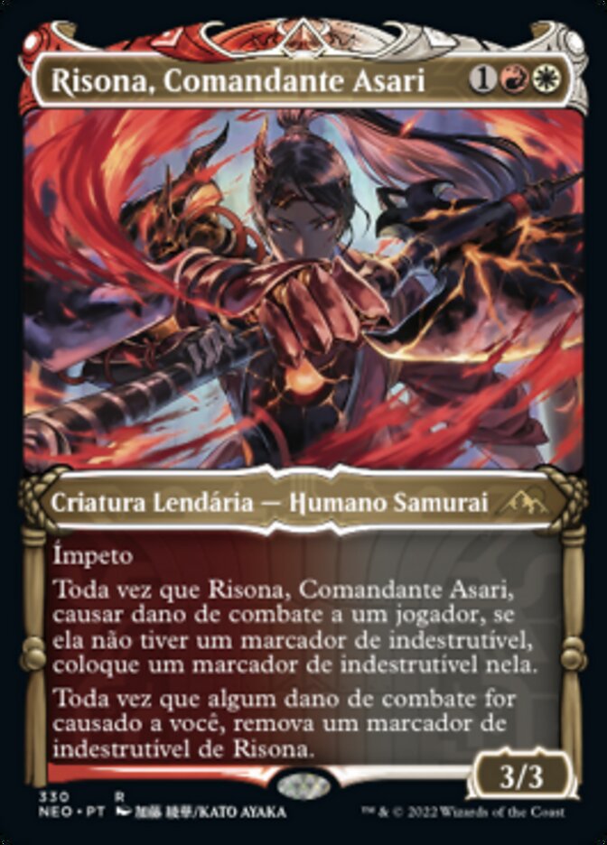 Risona, Comandante Asari - Kamigawa: Neon Dynasty