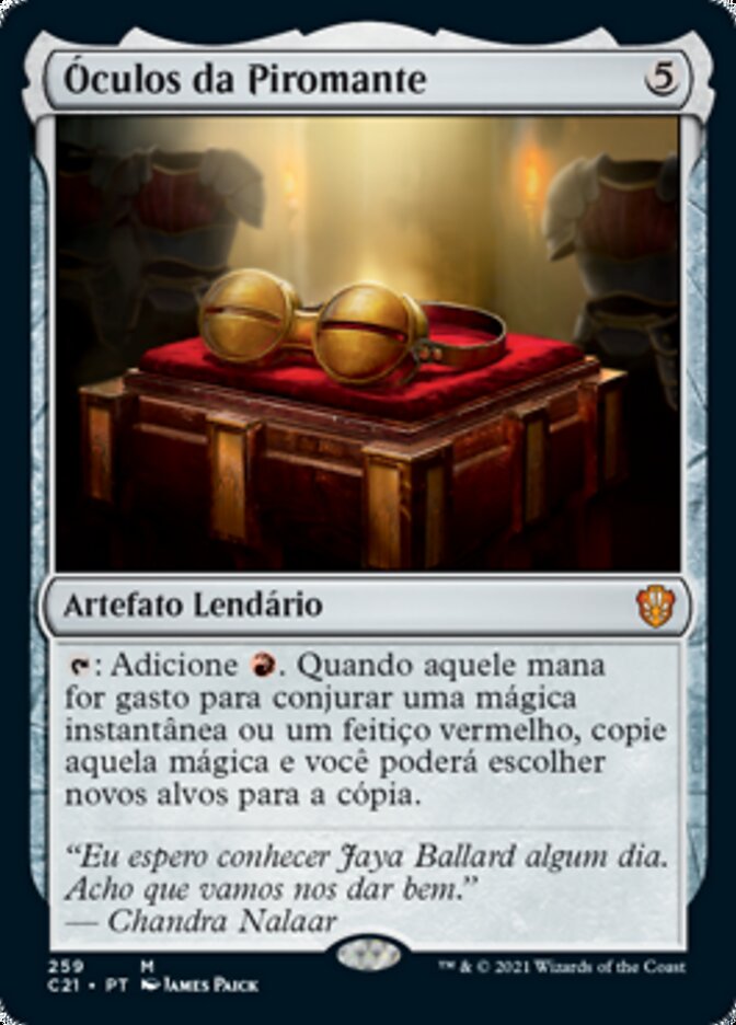 Óculos da Piromante - Commander 2021