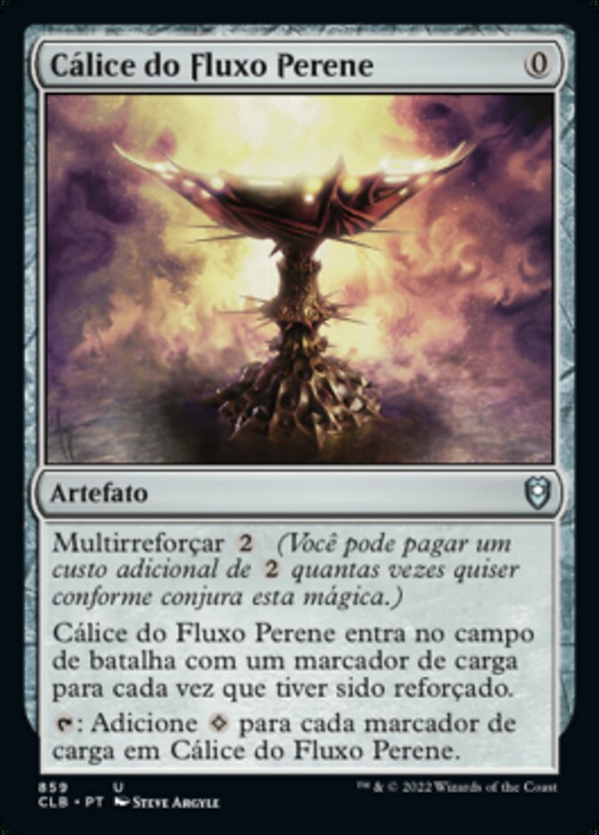 Cálice do Fluxo Perene - Commander Legends: Battle for Baldur's Gate
