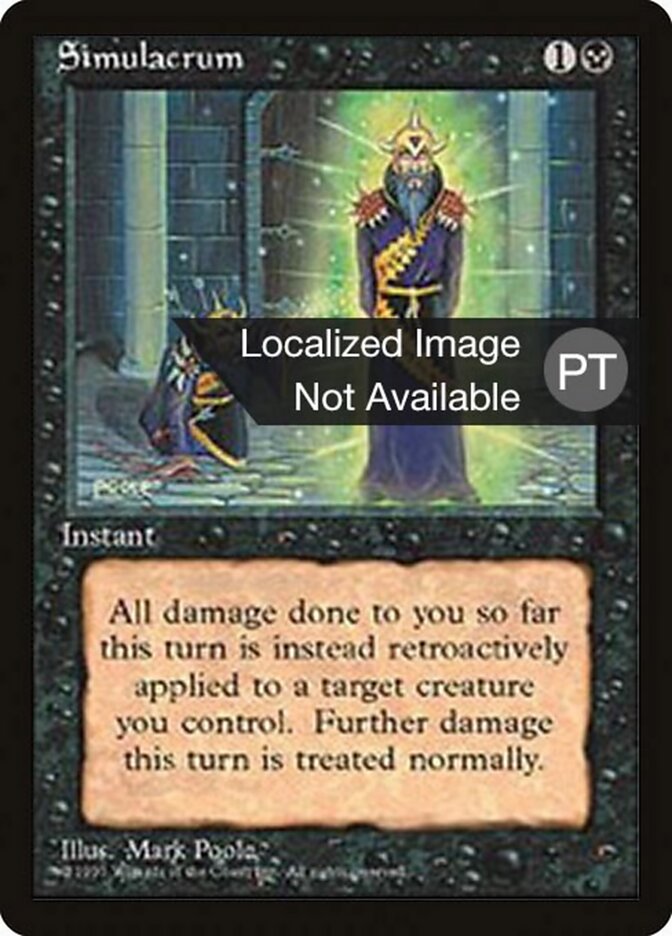 Simulacro - Fourth Edition Foreign Black Border