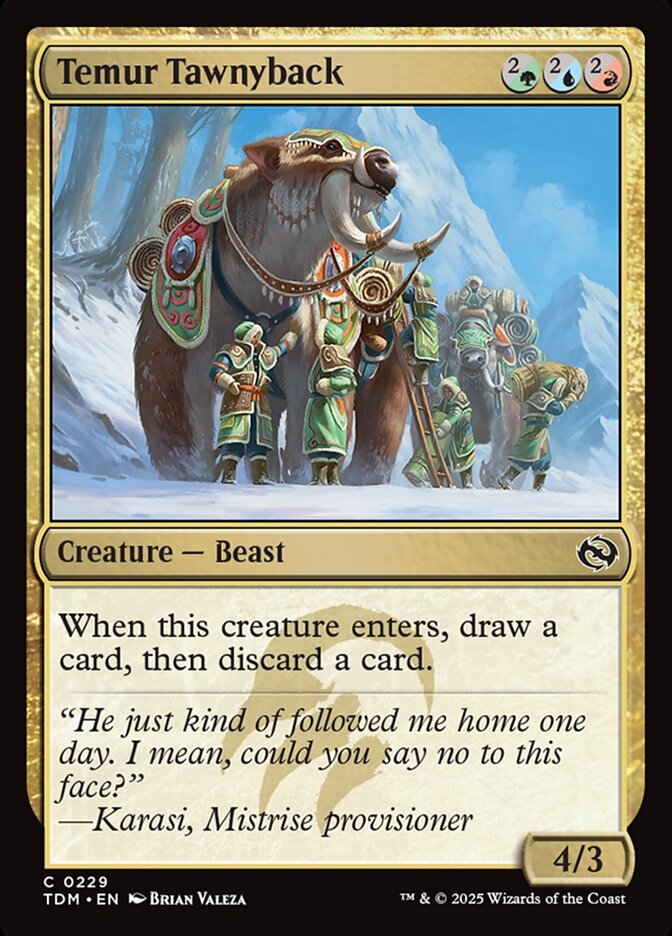 Temur Tawnyback - Tarkir: Dragonstorm