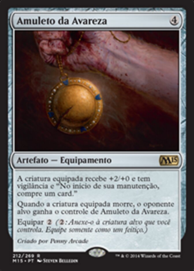 Amuleto da Avareza - Magic 2015