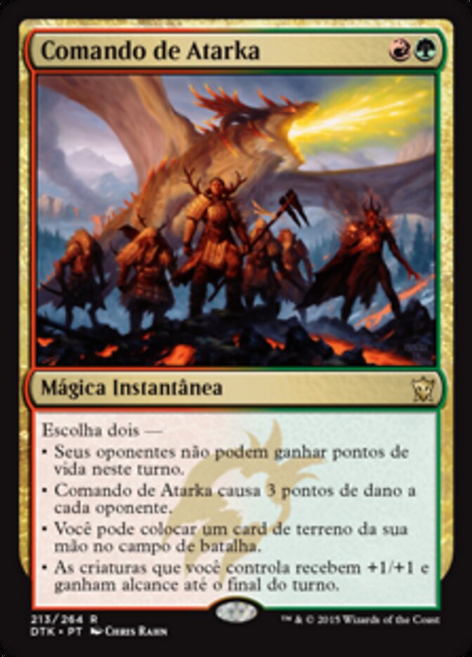 Comando de Atarka - Dragons of Tarkir