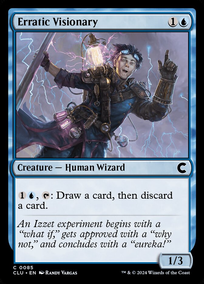 Erratic Visionary - Ravnica: Clue Edition