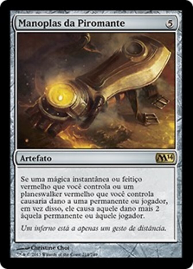 Manoplas da Piromante - Magic 2014