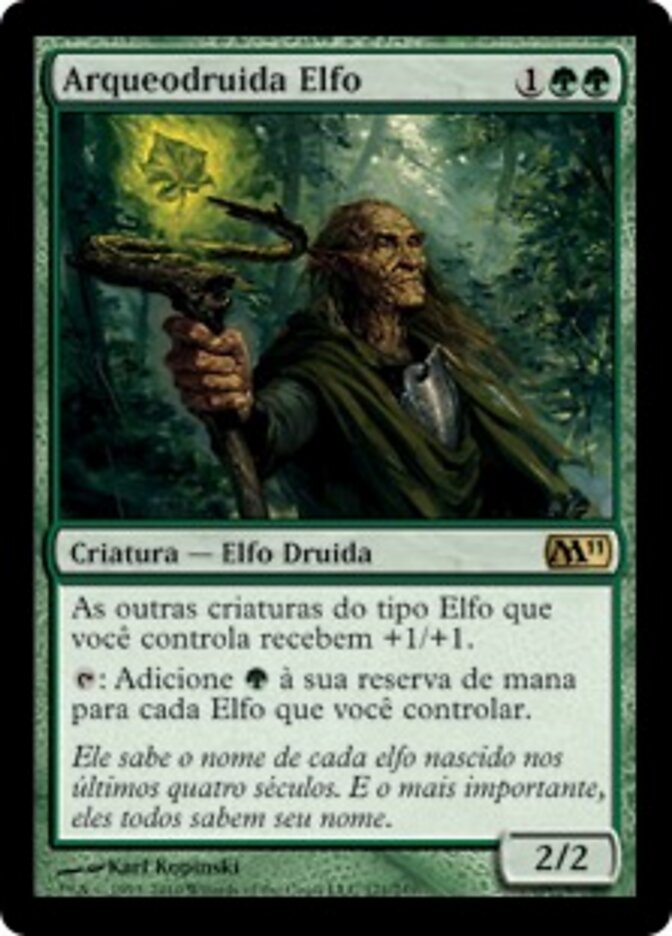 Arqueodruida Elfo - Magic 2011