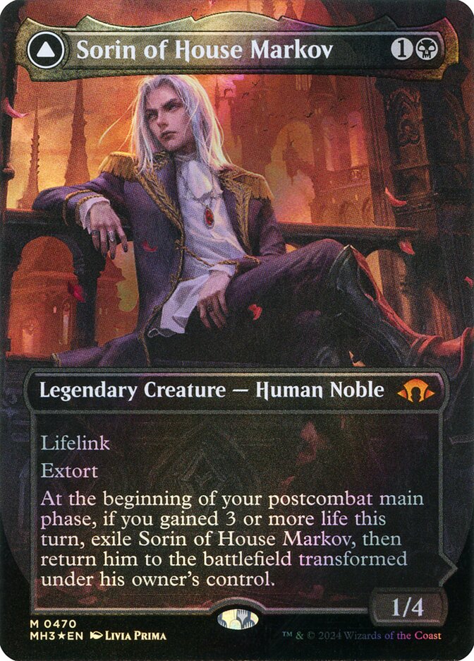 Sorin of House Markov // Sorin, Ravenous Neonate - Modern Horizons 3