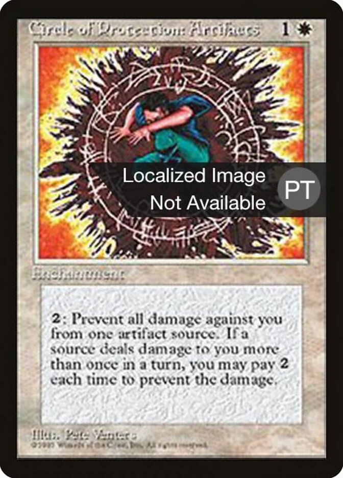 Círculo de Proteção: Artefatos - Fourth Edition Foreign Black Border