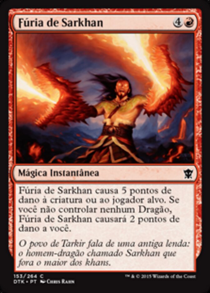 Fúria de Sarkhan - Dragons of Tarkir