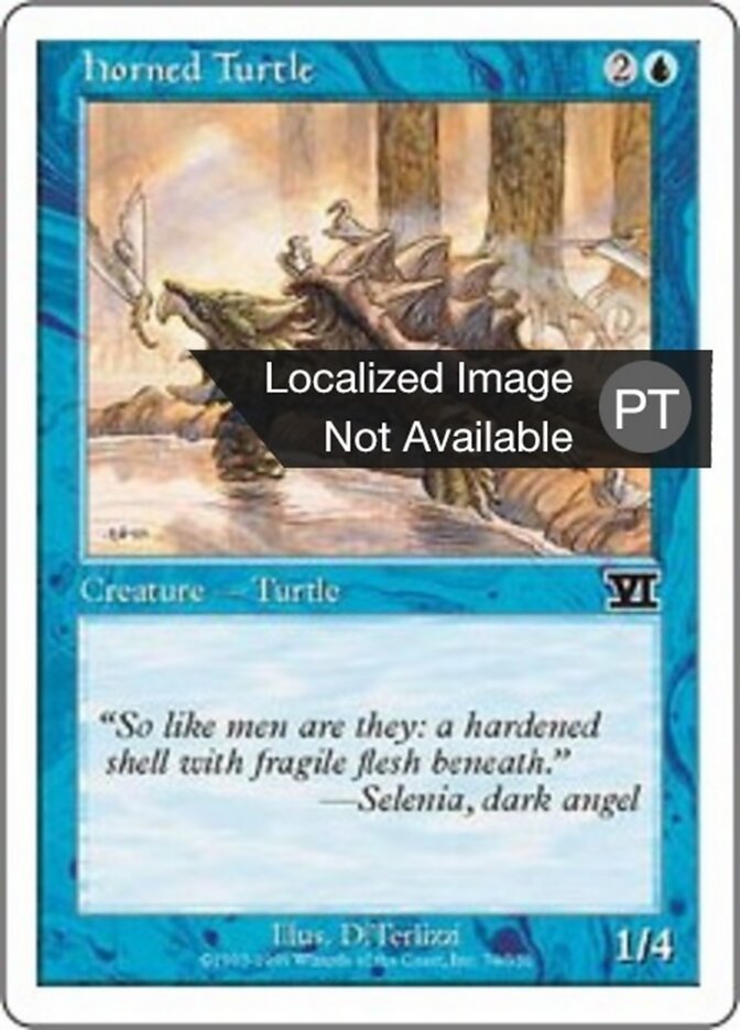 Tartaruga Marinha com Chifres - Classic Sixth Edition