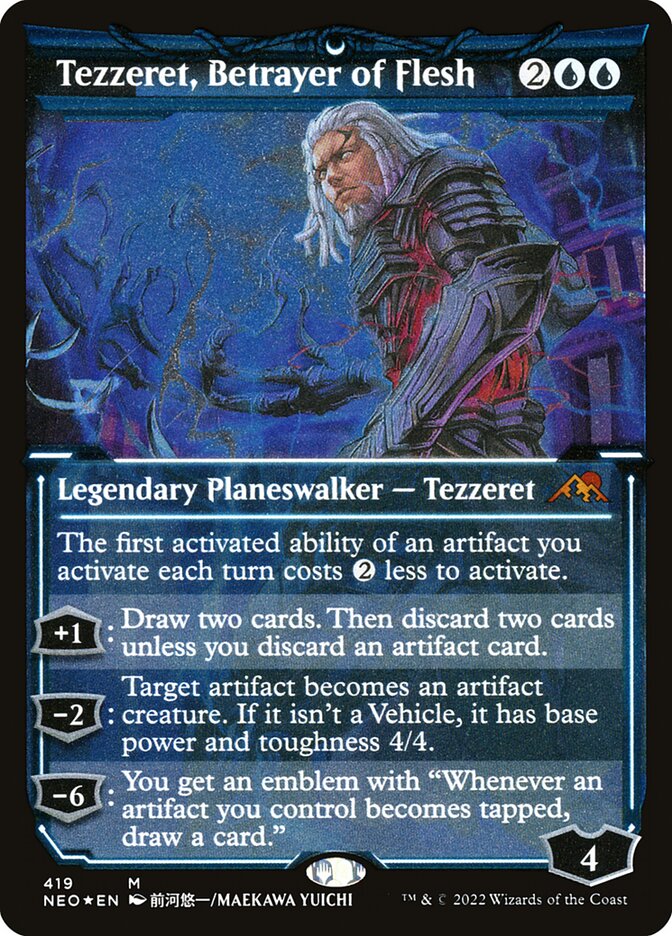 Tezzeret, Betrayer of Flesh - Kamigawa: Neon Dynasty