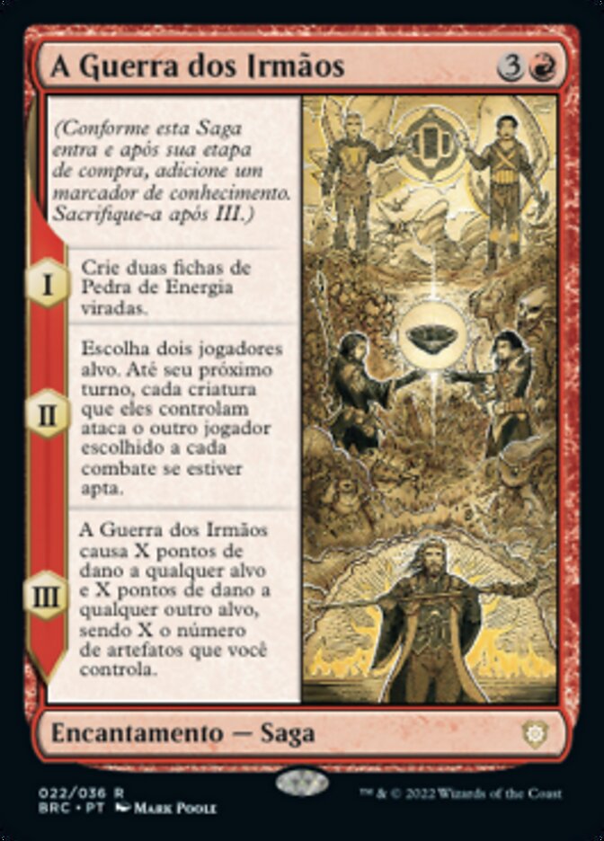 A Guerra dos Irmãos - The Brothers' War Commander
