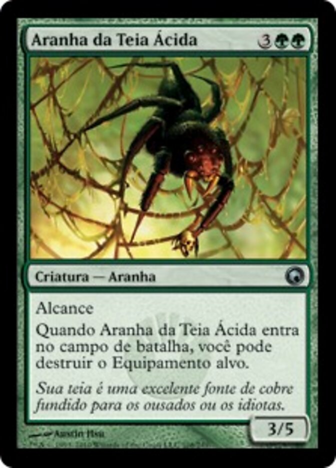 Aranha da Teia Ácida - Scars of Mirrodin
