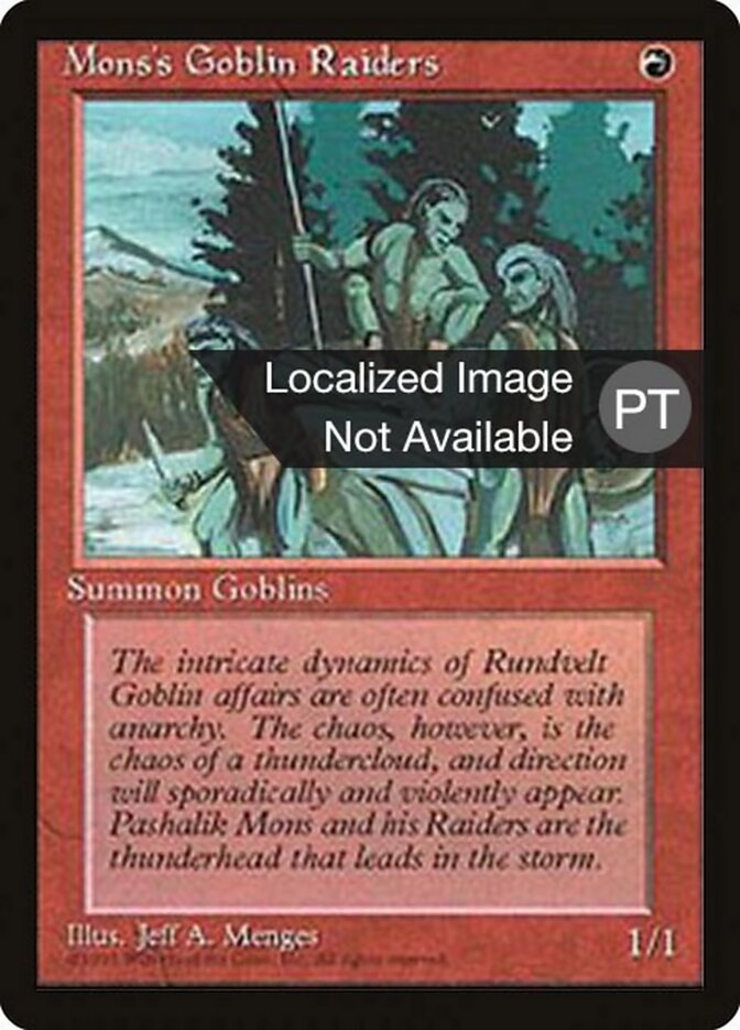 Goblins Salteadores do Mons - Fourth Edition Foreign Black Border