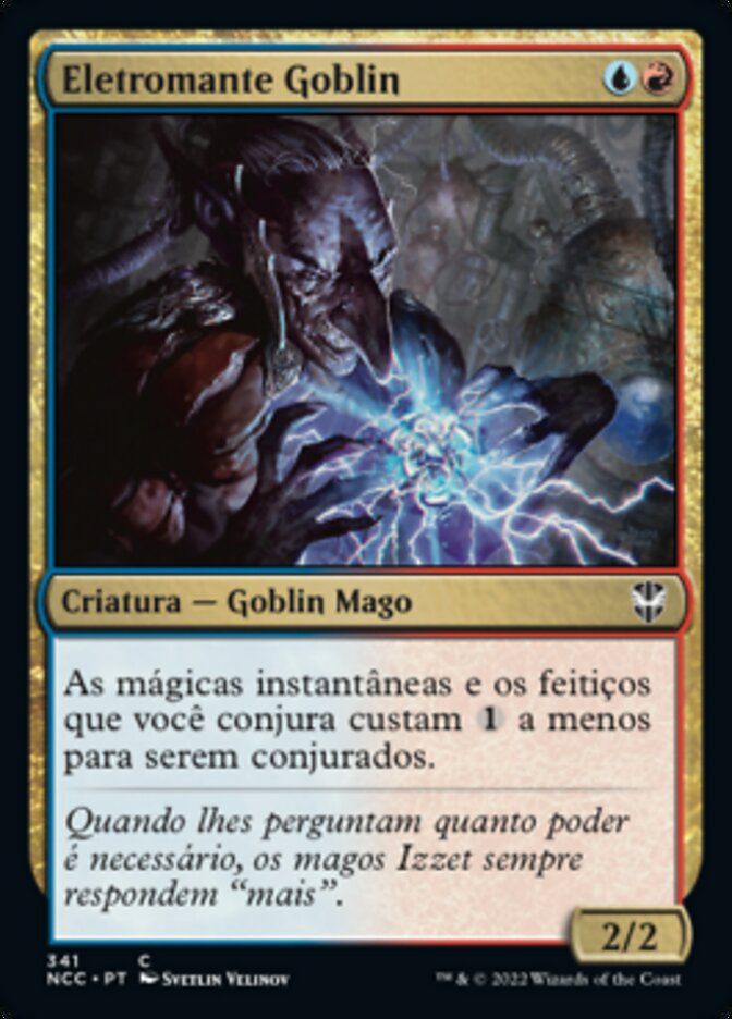 Eletromante Goblin - New Capenna Commander