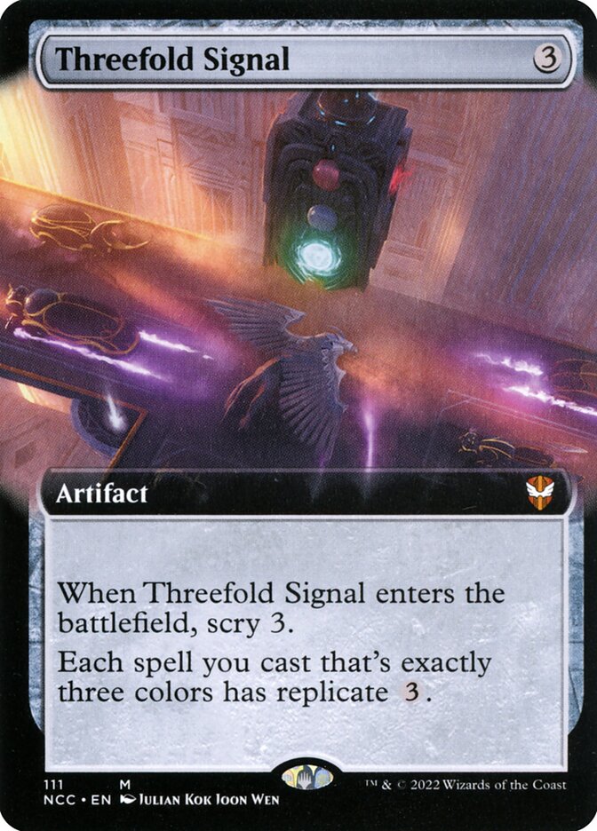 Threefold Signal - New Capenna Commander