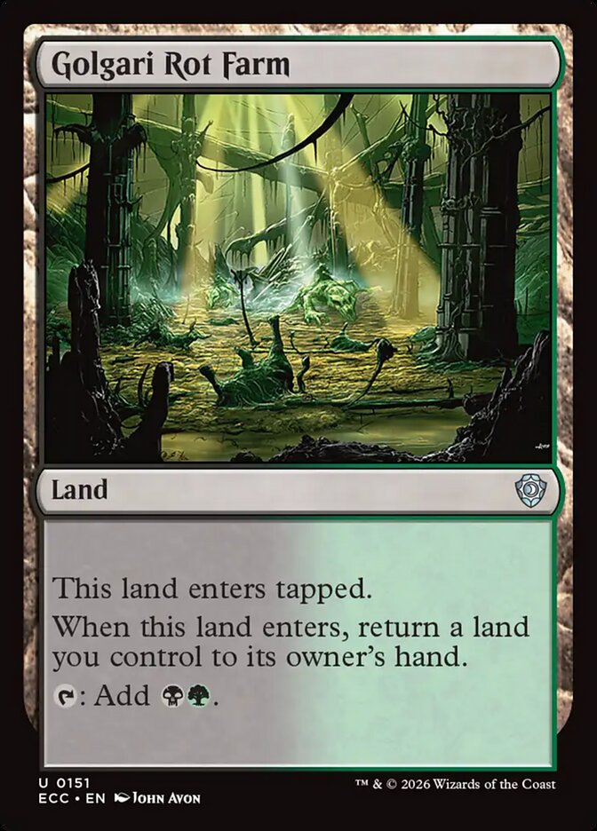 Golgari Rot Farm - Lorwyn Eclipsed Commander