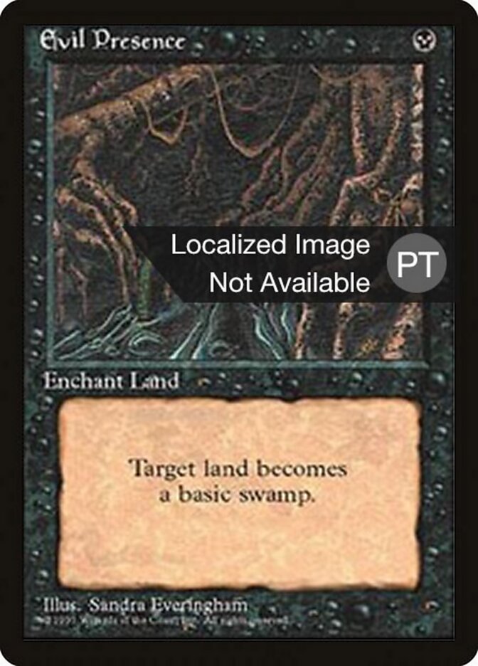 Presença Maligna - Fourth Edition Foreign Black Border