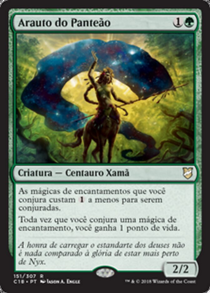 Arauto do Panteão - Commander 2018