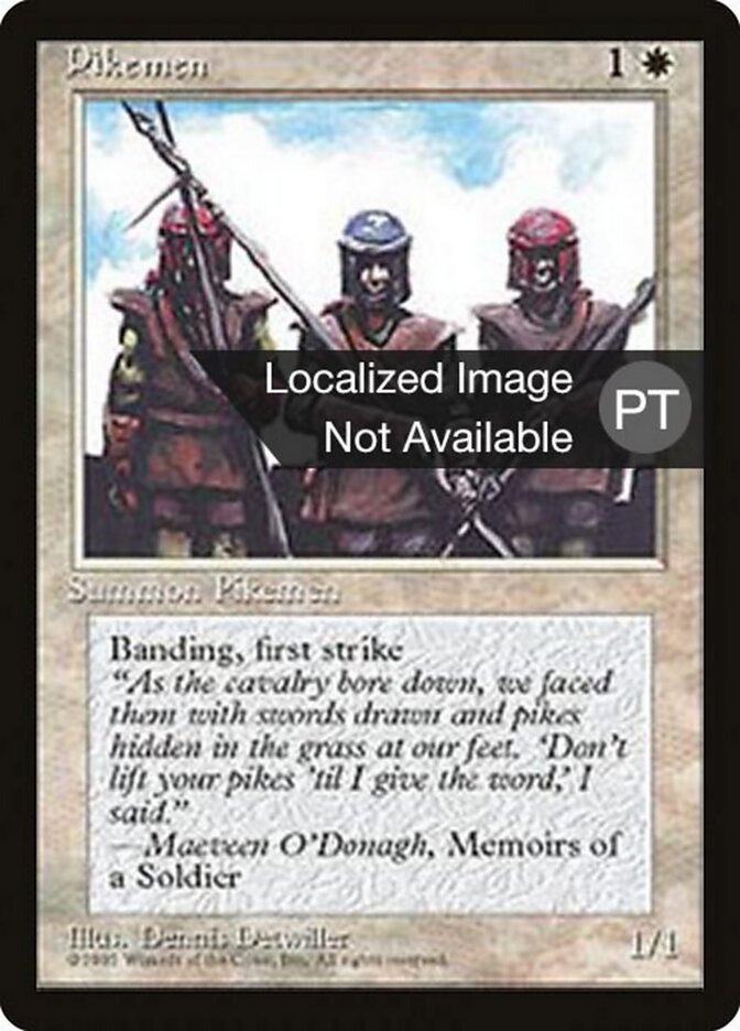 Piqueiros - Fourth Edition Foreign Black Border