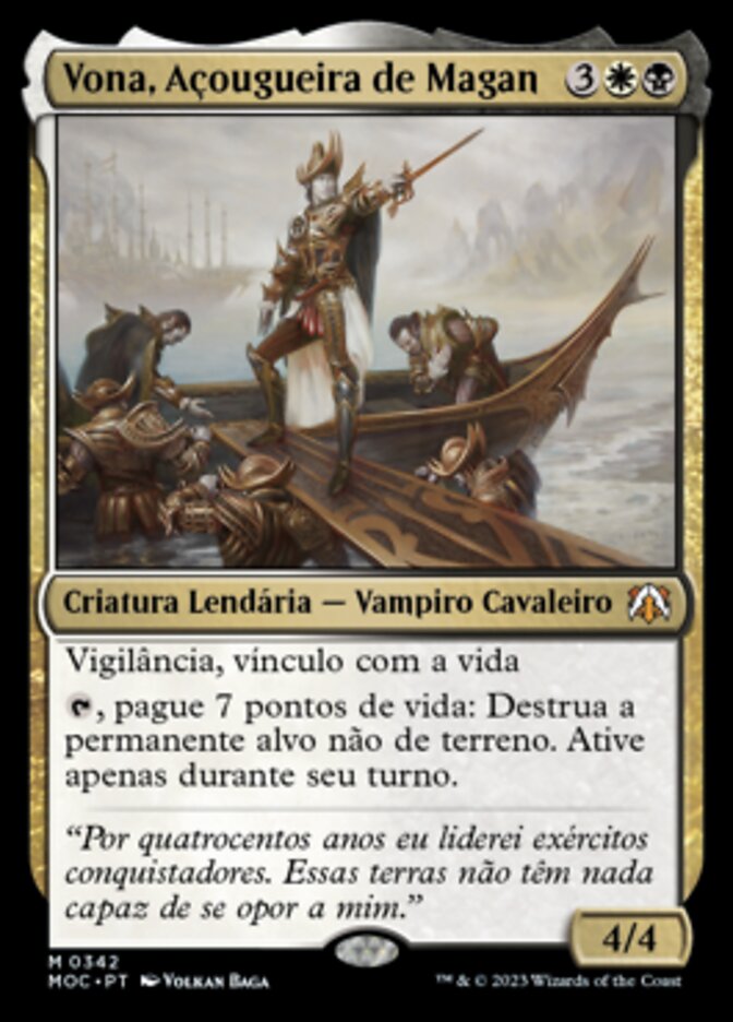 Vona, Açougueira de Magan - March of the Machine Commander