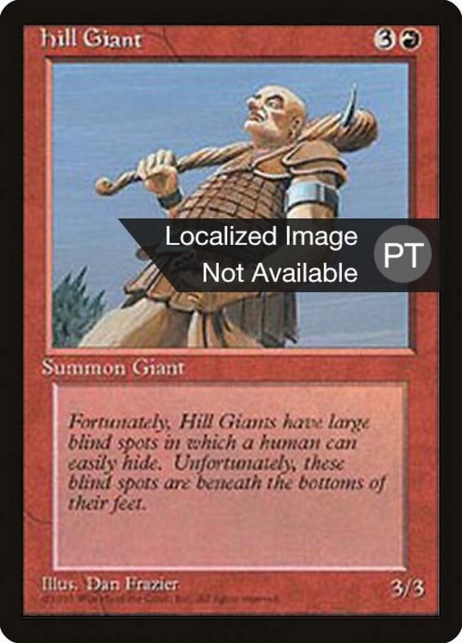 Gigante da Colina - Fourth Edition Foreign Black Border