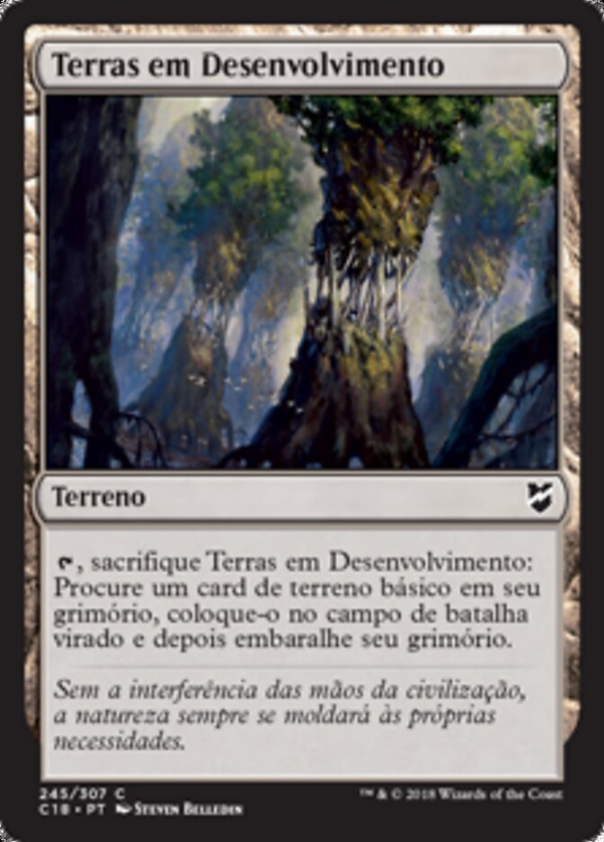 Terras em Desenvolvimento - Commander 2018