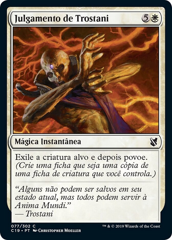 Julgamento de Trostani - Commander 2019