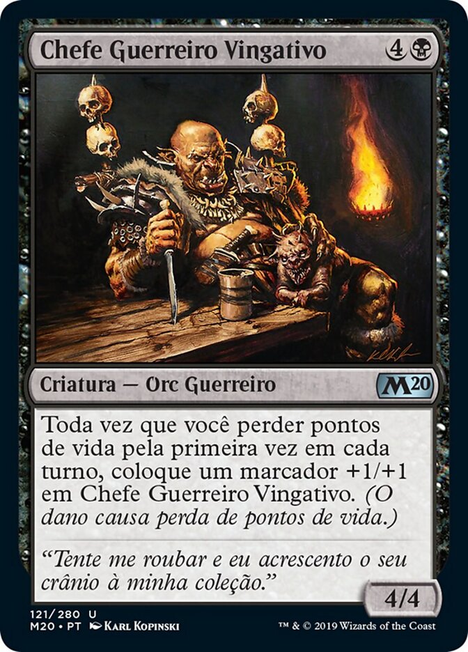 Chefe Guerreiro Vingativo - Core Set 2020