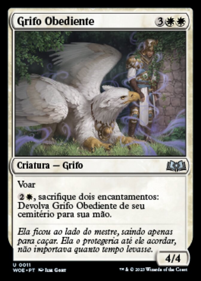 Grifo Obediente - Wilds of Eldraine