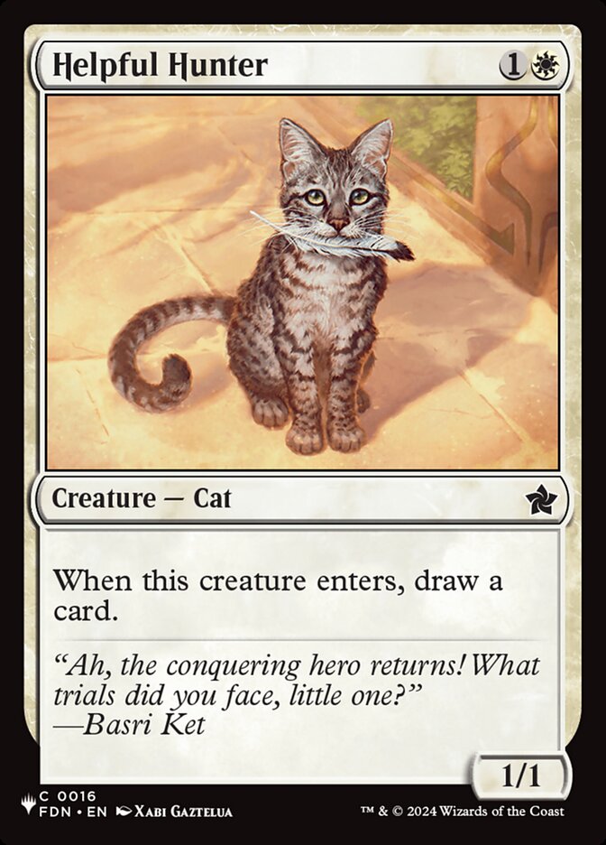 Helpful Hunter - The List
