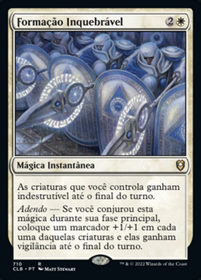 Formação Inquebrável - Commander Legends: Battle for Baldur's Gate