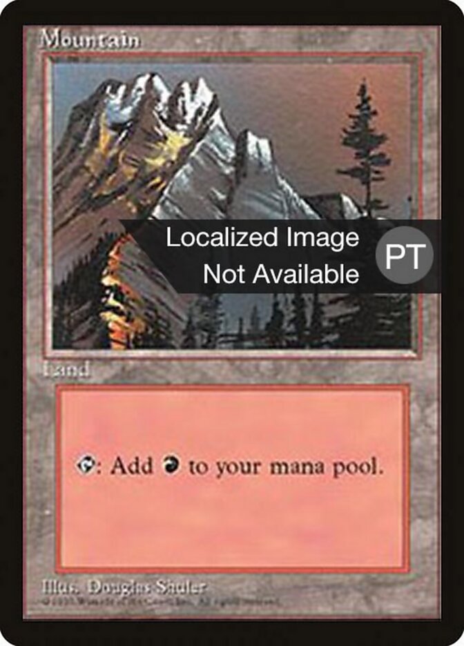 Montanha - Fourth Edition Foreign Black Border