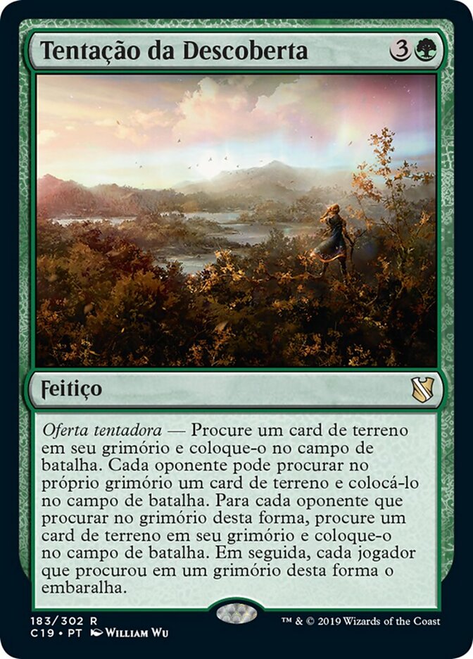 Tentação da Descoberta - Commander 2019
