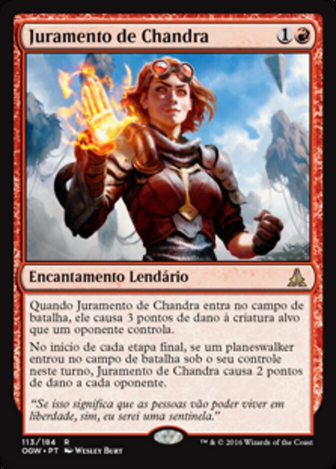 Juramento de Chandra - Oath of the Gatewatch