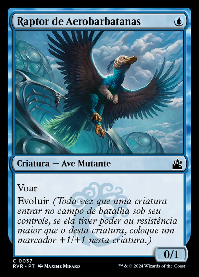 Raptor de Aerobarbatanas - Ravnica Remastered