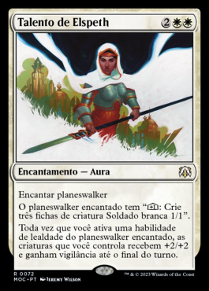 Talento de Elspeth - March of the Machine Commander