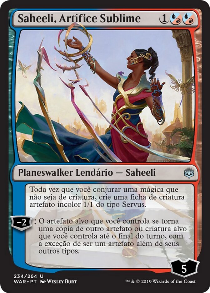 Saheeli, Artífice Sublime - War of the Spark