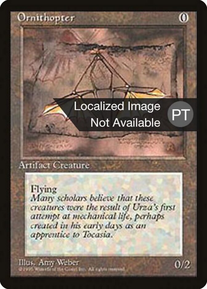 Ornitóptero - Fourth Edition Foreign Black Border