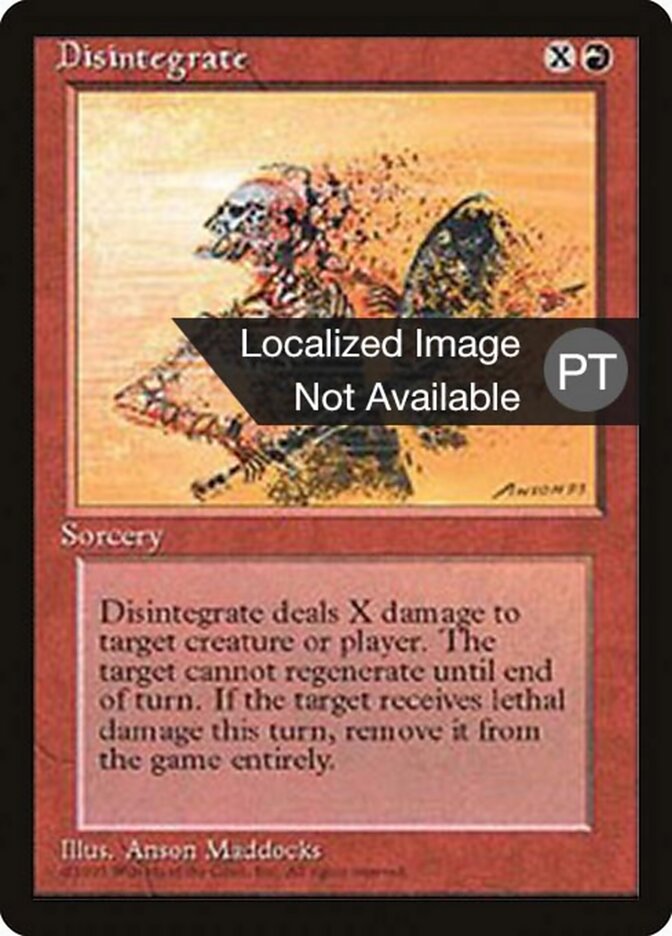 Desintegrar - Fourth Edition Foreign Black Border