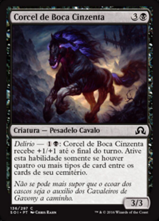 Corcel de Boca Cinzenta - Shadows over Innistrad