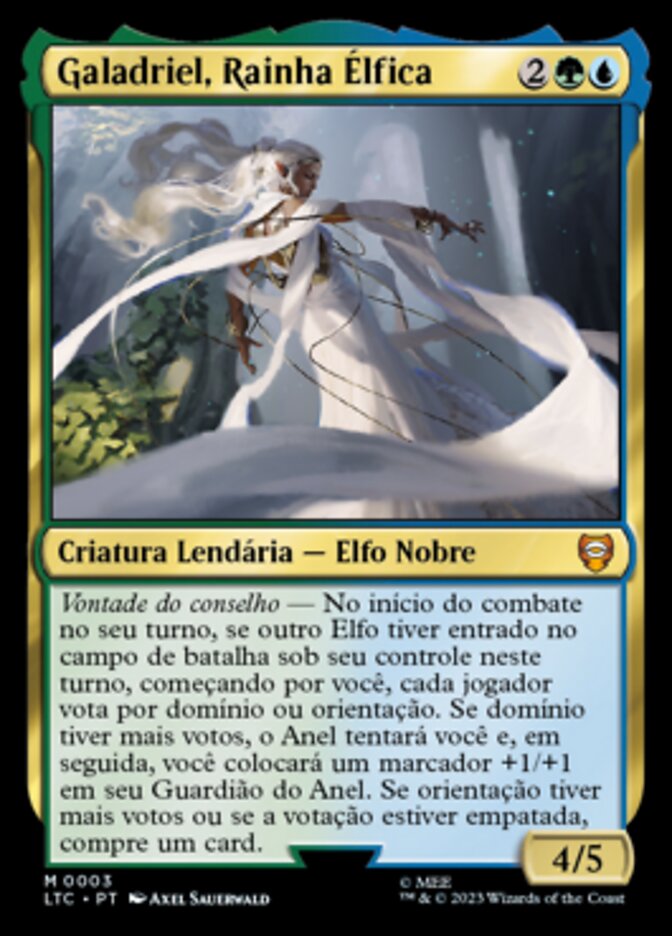 Galadriel, Rainha Élfica - Tales of Middle-earth Commander